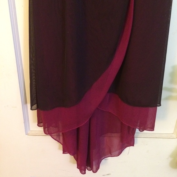 Purple and pink homecoming/prom dress - Picture 3 of 4